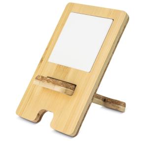 SOPORTE DE BAMBU,CORCHO Y CERAMICA SUBLIMACION "SOUVENIR"