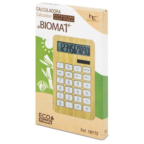 CALCULADORA BAMBU/FIBRA DE TRIGO "BIOMAT"