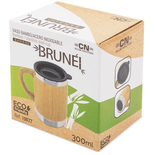 VASO BAMBU/ACERO INOXIDABLE "BRUNEI"