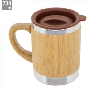 VASO BAMBU/ACERO INOXIDABLE "BRUNEI"