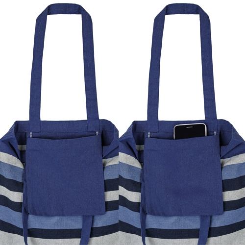 BOLSA RAYAS DE ALGODON RECICLADO "TRINITY"