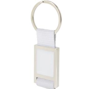 LLAVERO METALICO NYLON BL