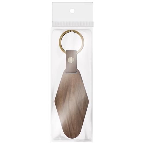 LLAVERO DE MADERA ROMBO"SAMOA"