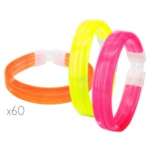 PULSERAS LUMINOSAS "NEON PARTY" (PACK DE 60)