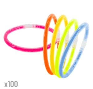 PULSERAS LUMINOSAS "NEON" (PACK DE 100)