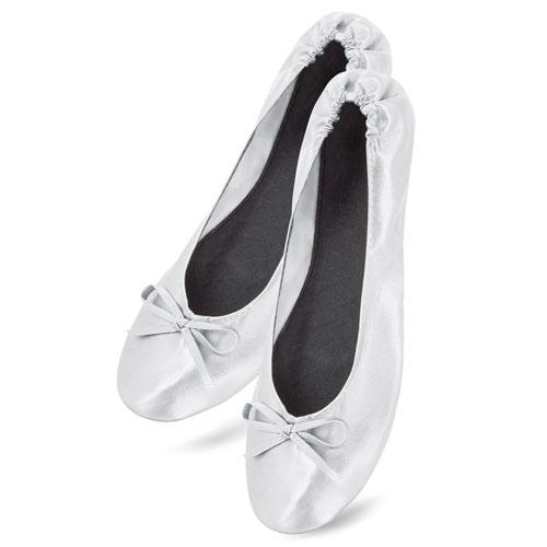 ZAPATILLA PLEGABLE ORO (12 PARES) "BALLET"