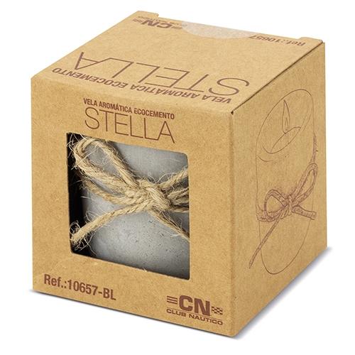 VELA AROMATICA ECOCEMENTO "STELLA"