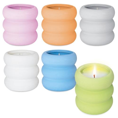 SET DE 6 VELAS AROMATICAS "SHERA"