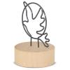 MEMO CLIP CON BASE DE MADERA "ESPIRITU"