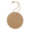 ETIQUETA KRAFT FESTONEADA "BETSY" (1 PACK 100 UD)