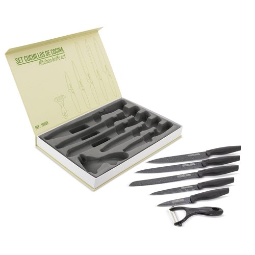 JUEGO DE CUCHILLOS 6 PCS "TITAN"