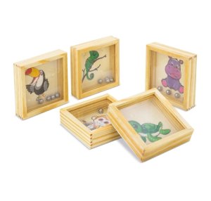 SET 5 LABERINTOS DE MADERA "JUNGLE"