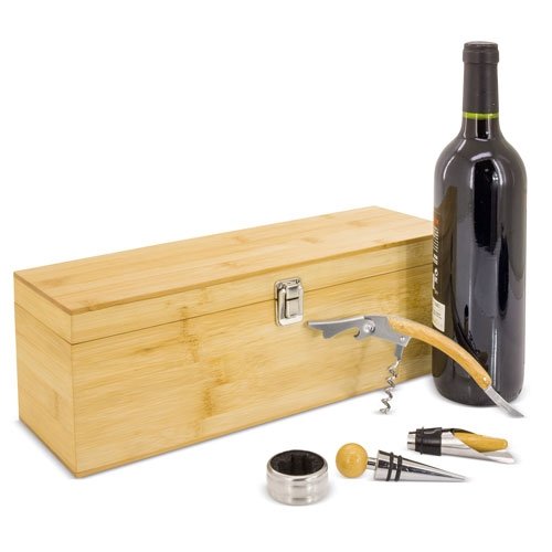 SET DE VINO BAMBU "PROVENZA"
