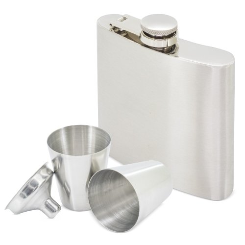 SET PETACA LICORERA Y VASOS "DUO PARTY"