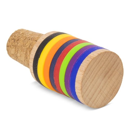 TAPON CORCHO Y MADERA CON ANILLAS IDENTIFICADORAS PARA COPAS "TRIANA"