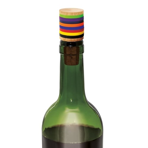 TAPON CORCHO Y MADERA CON ANILLAS IDENTIFICADORAS PARA COPAS "TRIANA"
