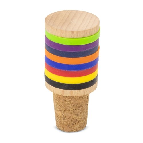TAPON CORCHO Y MADERA CON ANILLAS IDENTIFICADORAS PARA COPAS "TRIANA"