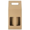 CAJA CARTON VENTANA 2 BOTELLAS "TREVISO"
