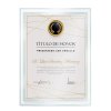 MARCO CRISTAL DIPLOMA A5 "BISELA"