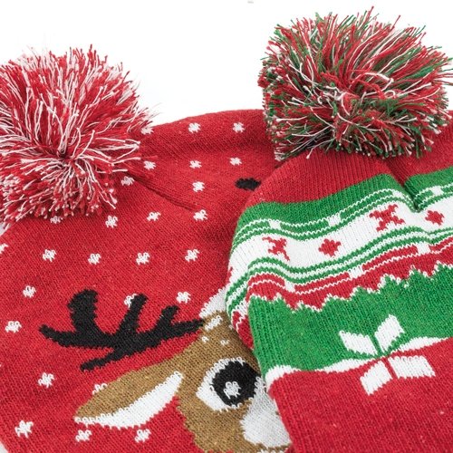 PACK DE GORROS NAVIDENOS "KIRAN" (3 PCS)