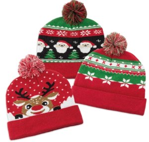 PACK DE GORROS NAVIDENOS "KIRAN" (3 PCS)