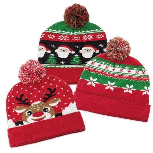 PACK DE GORROS NAVIDENOS "KIRAN" (3 PCS)