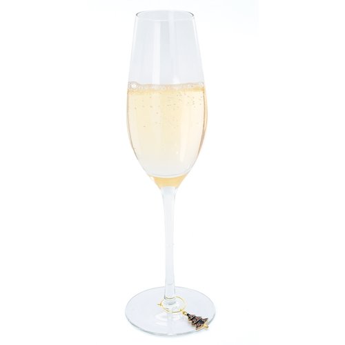 SET DE 6 AROS NAVIDENOS PARA COPAS "BRINDIS"