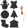 SET ADORNOS "SCRAPY CHRISTMAS"