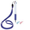 BOLIGRAFO 2 COLORES CON LANYARD "BISSKAR"