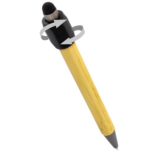 BOLIGRAFO ANTIESTRES GIRATORIO DE BAMBU &quot;GYRO&quot;