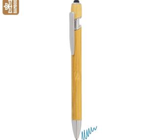BOLIGRAFO DE BAMBU CON TOUCH &quot; RIVERSIDE&quot;