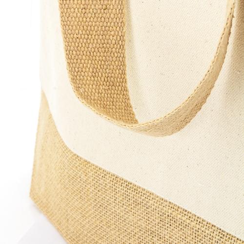 BOLSA DE ALGODON Y YUTE &quot;MISHA&quot;