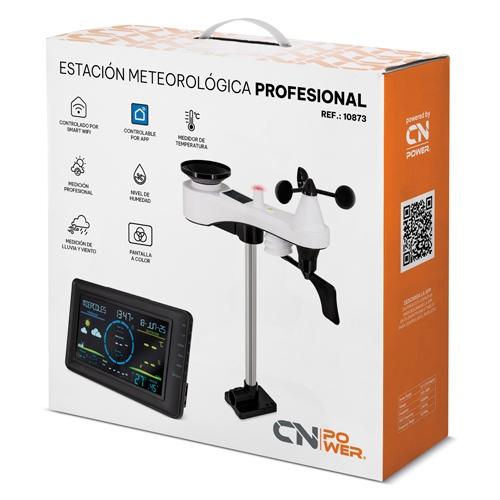 ESTACION METEOROLOGICA INALAMBRICA WIFI CON VELOCIDAD DEL VIENTO Y PLUVIOMETRO &quot;EOLO&quot;