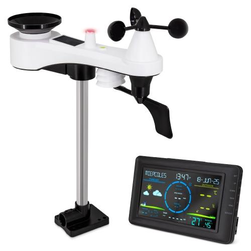 ESTACION METEOROLOGICA INALAMBRICA WIFI CON VELOCIDAD DEL VIENTO Y PLUVIOMETRO &quot;EOLO&quot;