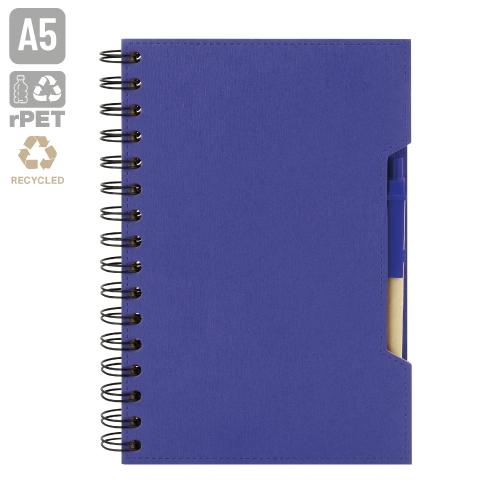 CUADERNO A5 CON BOLIGRAFO ECO "GREEN LIFE"